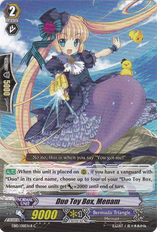 Duo Toy Box, Menam | Cardfight!! Vanguard Wiki | Fandom