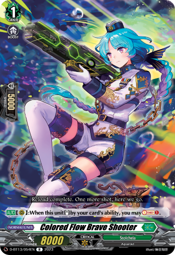 Colored Flow Brave Shooter | Cardfight!! Vanguard Wiki | Fandom