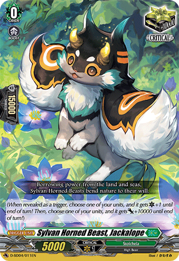 Sylvan Horned Beast, Jackalope | Cardfight!! Vanguard Wiki