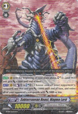 Subterranean Beast Magma Lord Cardfight Vanguard Wiki Fandom Subterranean Beast Magma Lord Cardfight Vanguard Wiki Fandom