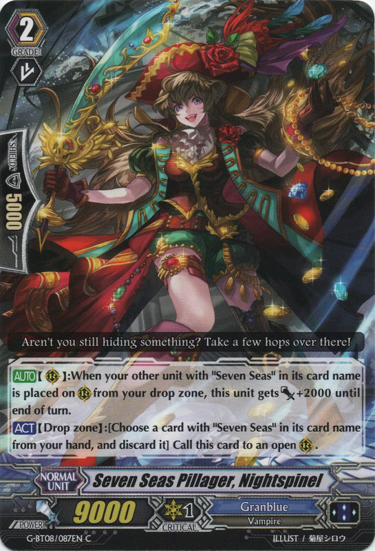 Seven Seas Pillager, Nightspinel | Cardfight!! Vanguard Wiki Seven Seas Pillager, Nightspinel | Cardfight!! Vanguard Wiki