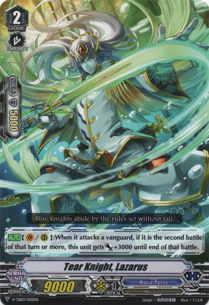 Tear Knight, Lazarus (V Series) | Cardfight!! Vanguard Wiki | Fandom