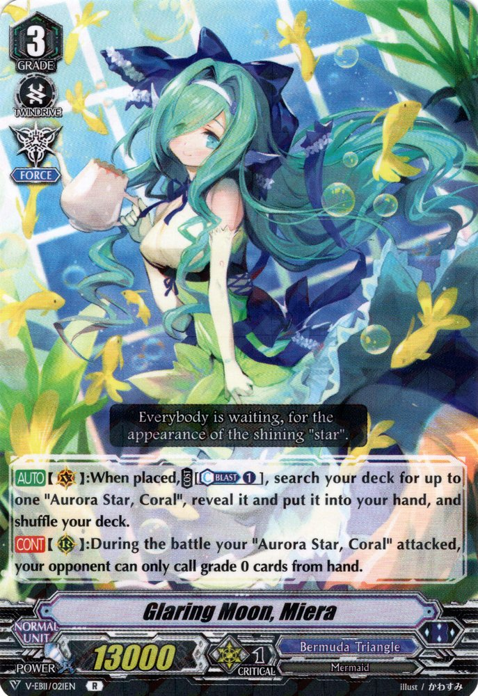 Glaring Moon Miera Cardfight Vanguard Wiki Fandom