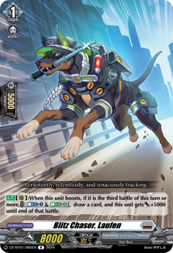 Blitz Chaser, Laufen | Cardfight!! Vanguard Wiki | Fandom