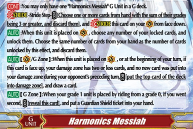 Harmonics Messiah (V Series) | Cardfight!! Vanguard Wiki