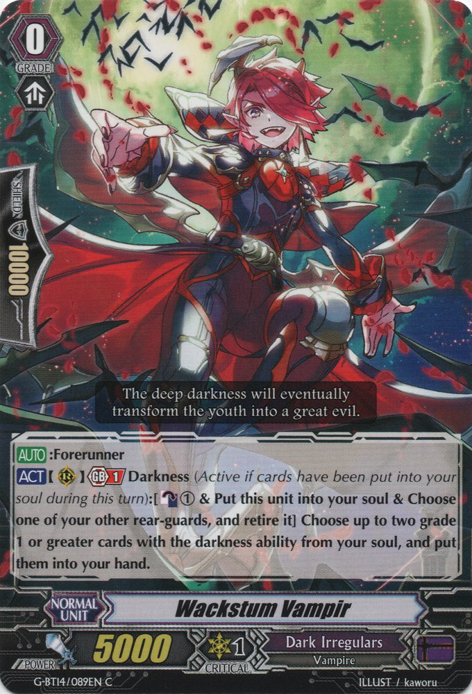 Wackstum Vampir, Cardfight!! Vanguard Wiki