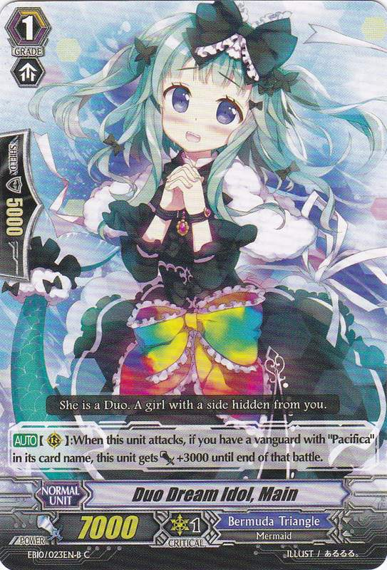 Duo Dream Idol Main Cardfight Vanguard Wiki Fandom