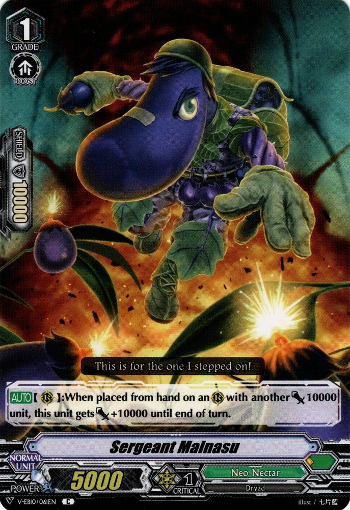 Sergeant Malnasu Cardfight Vanguard Wiki Fandom