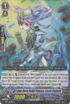Blue Storm Battle Princess, Crysta Elizabeth | Cardfight