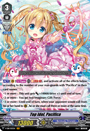 Top Idol, Pacifica (V Series) | Cardfight!! Vanguard Wiki | Fandom