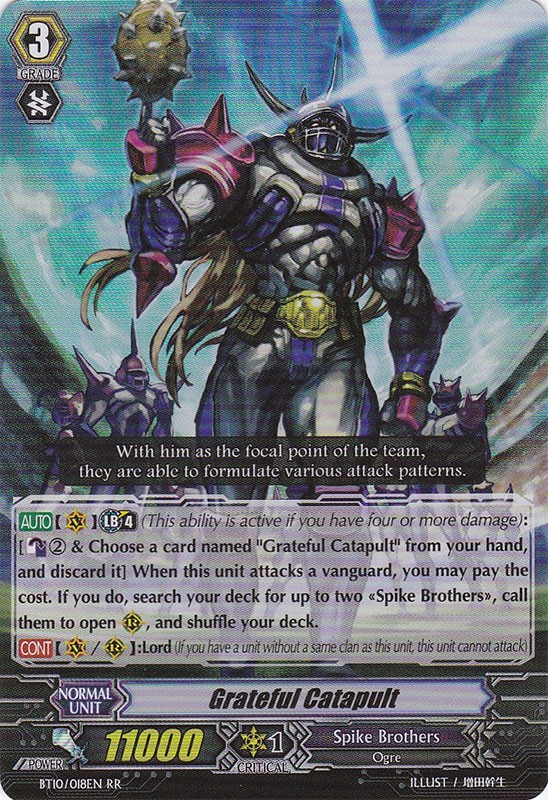 Grateful Catapult | Cardfight!! Vanguard Wiki | Fandom