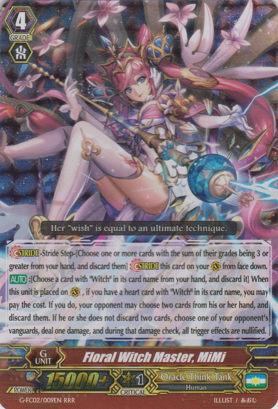 Floral Witch Master, MiMi | Cardfight!! Vanguard Wiki | Fandom Floral Witch Master, MiMi | Cardfight!! Vanguard Wiki | Fandom