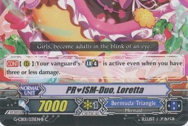 PR♥ISM-Miracle, Canary | Cardfight!! Vanguard Wiki | Fandom