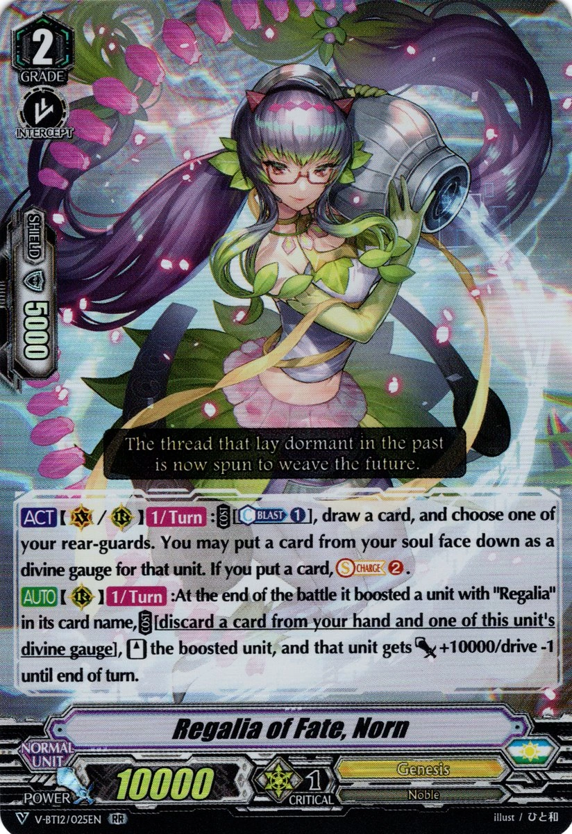 Regalia of Fate, Norn (V Series) | Cardfight!! Vanguard Wiki | Fandom