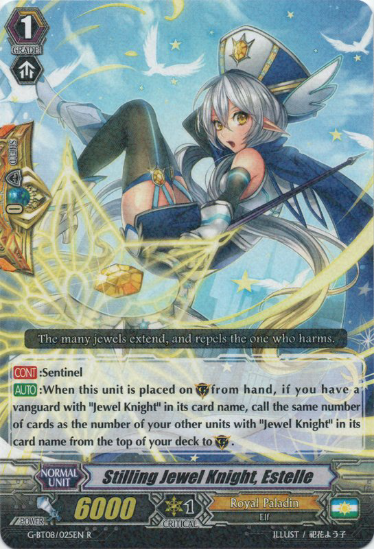 Stilling Jewel Knight, Estelle | Cardfight!! Vanguard Wiki | Fandom