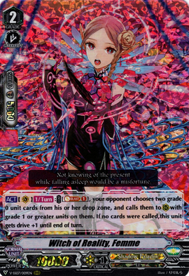 Witch of Reality, Femme (V Series) | Cardfight!! Vanguard Wiki 