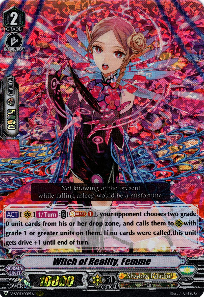 Witch of Reality, Femme (V Series) | Cardfight!! Vanguard Wiki 