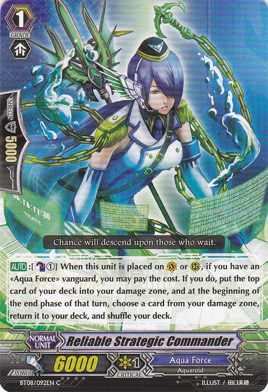 Reliable Strategic Commander | Cardfight!! Vanguard Wiki | Fandom