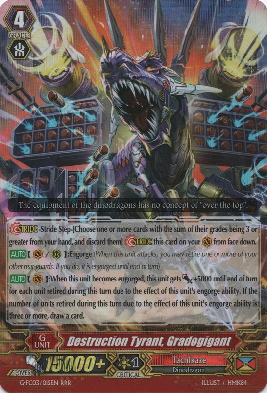 Destruction Tyrant, Gradogigant | Cardfight!! Vanguard Wiki Destruction Tyrant, Gradogigant | Cardfight!! Vanguard Wiki