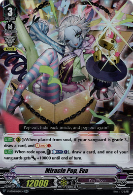 レベルE v.3 (Full moon…!) Miracle Pop, Eva (V Series) | Cardfight!! Vanguard Wiki | Fandom