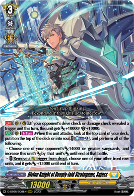 Divine Knight of Deeply-laid Strategems, Sajess | Cardfight