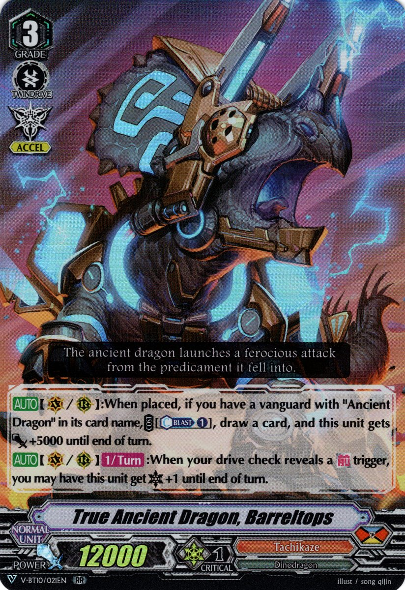True Ancient Dragon, Barreltops | Cardfight!! Vanguard Wiki