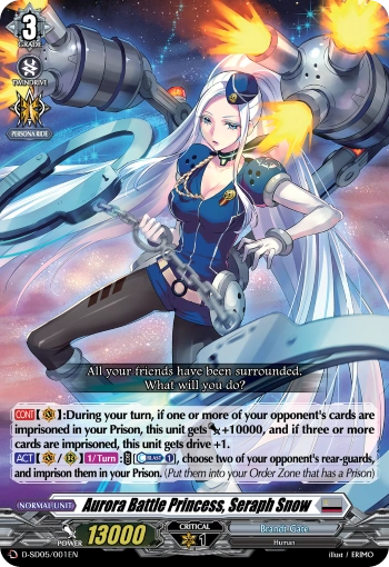 Aurora Battle Princess Seraph Snow Cardfight Vanguard Wiki Fandom Aurora Battle Princess Seraph Snow Cardfight Vanguard Wiki Fandom