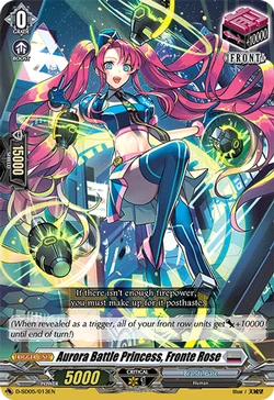 Card Gallery:Aurora Battle Princess, Fronte Rose | Cardfight
