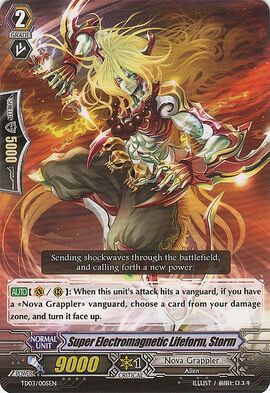 LEVEL レヴェル　Storm Super Electromagnetic Lifeform, Storm | Cardfight!! Vanguard