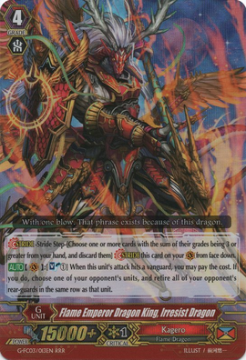 EN】《Cold Foil》[Royal Draconic Warrior Wizard] Emperor