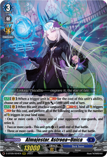Almajestar, Astroea゠Unica | Cardfight!! Vanguard Wiki | Fandom