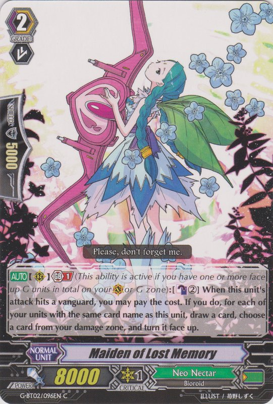 Maiden of Lost Memory | Cardfight!! Vanguard Wiki | Fandom Maiden of Lost Memory | Cardfight!! Vanguard Wiki | Fandom
