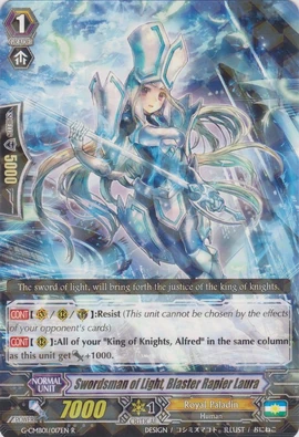 Swordsman of Light, Blaster Rapier Laura | Cardfight!! Vanguard