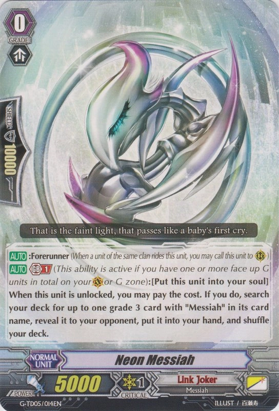 Neon Messiah | Cardfight!! Vanguard Wiki | Fandom