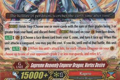 CARD FIGHT VANGURD G-LD01/ 002 Dark Large Mage Baivu Car RRR Specification