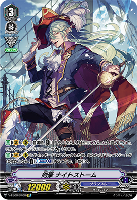 Master Swordsman, Nightstorm (V Series) | Cardfight