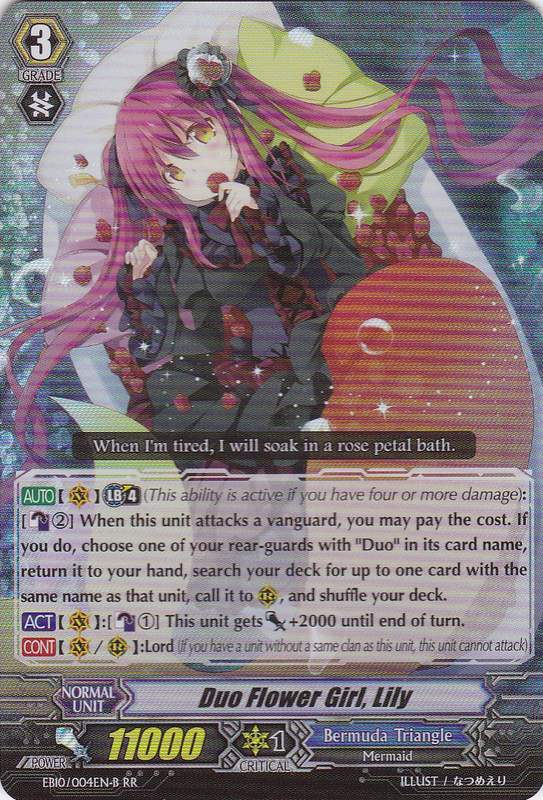 Duo Flower Girl Lily Cardfight Vanguard Wiki Fandom