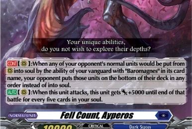 Alluring Fiery Gaze, Realruf | Cardfight!! Vanguard Wiki