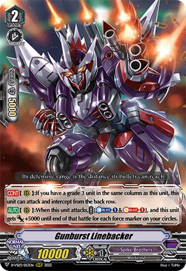 Gunburst Linebacker | Cardfight!! Vanguard Wiki | Fandom