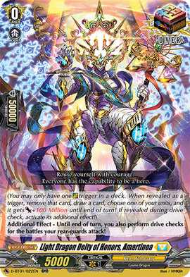 Light Dragon Deity of Honors, Amartinoa | Cardfight