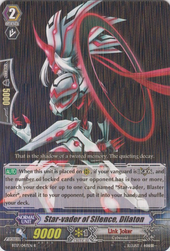 Star Vader Of Silence Dilaton Cardfight Vanguard Wiki Fandom