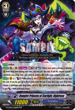 Grand Archive Rose, Eternal Paragon 3枚 Card Gallery:Vampire Princess of Starlight, Nightrose