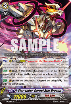 Card Gallery:Star-vader, Garnet Star Dragon | Cardfight