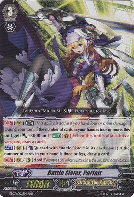 Battle Sister, Parfait | Cardfight!! Vanguard Wiki | Fandom