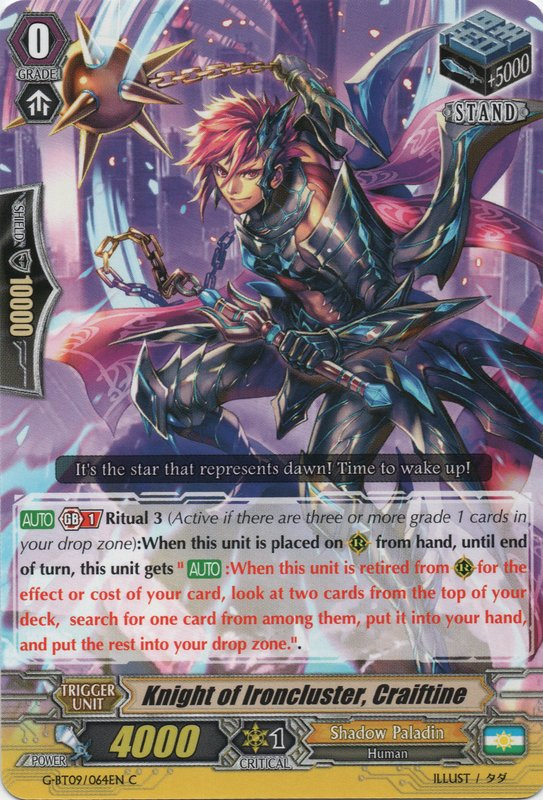 Knight of Ironcluster, Craiftine | Cardfight!! Vanguard Wiki | Fandom