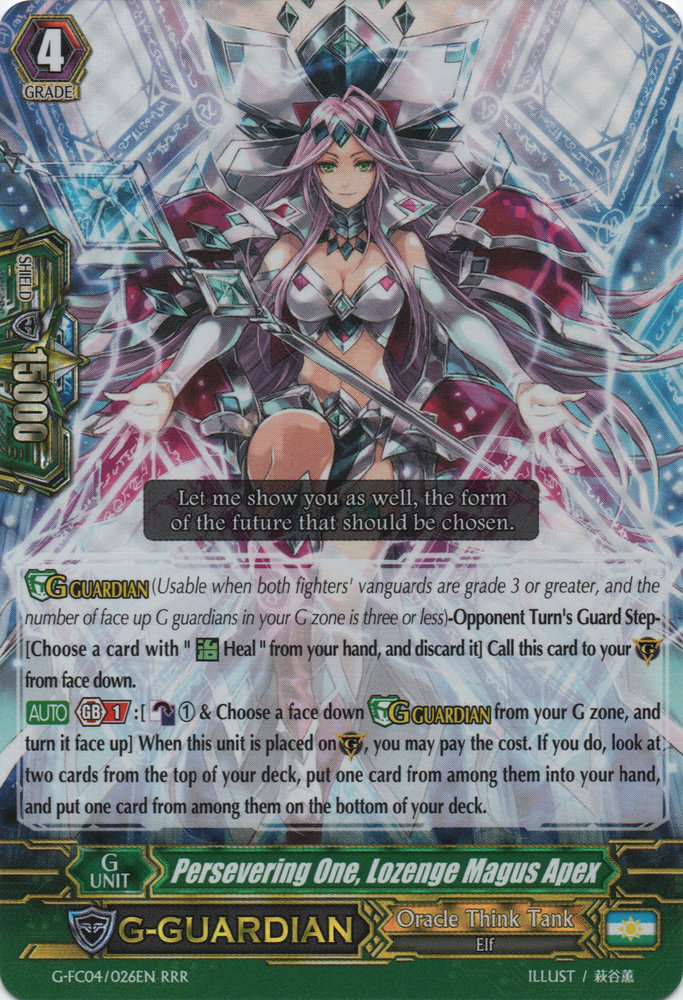 Persevering One, Lozenge Magus Apex | Cardfight!! Vanguard Wiki 
