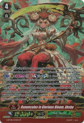 Ranunculus In Glorious Bloom Ahsha Cardfight Vanguard Wiki Fandom