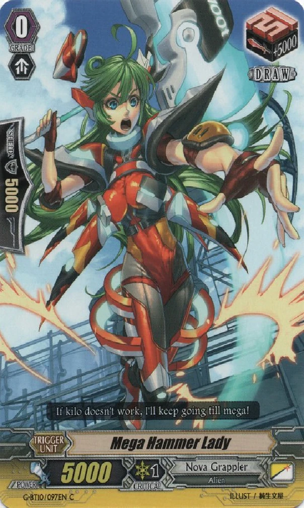 Mega Hammer Lady Wiki Cardfight!! Vanguard Fandom