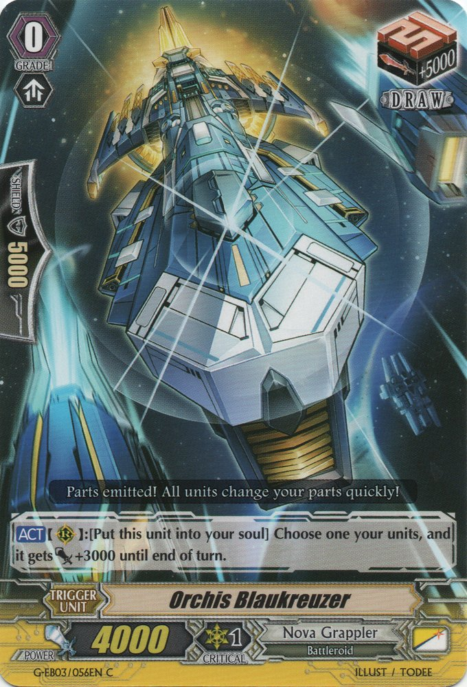 Orchis Blaukreuzer Cardfight Vanguard Wiki Fandom