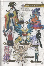 Varias unidades Oracle Think Tank utilizadas por Misaki Tokura en el anime original